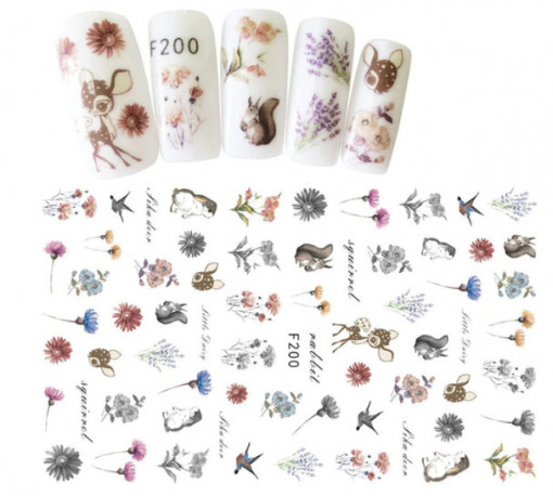 Sticker Flowers F200