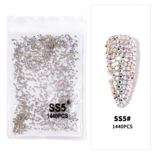 Set cristale Crystal AB SS5