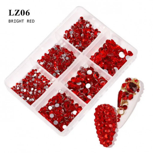 Set strasuri Red Mix