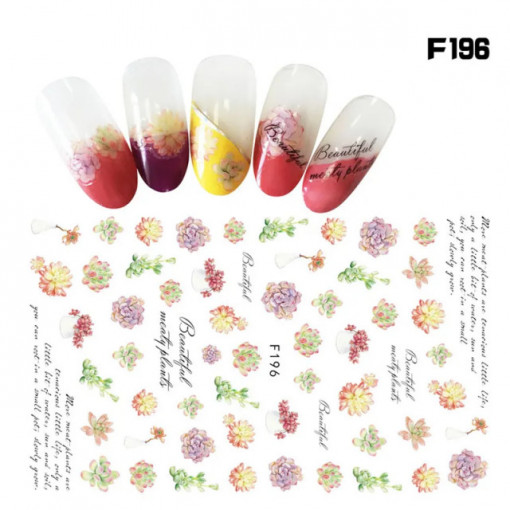 Sticker Flowers F196