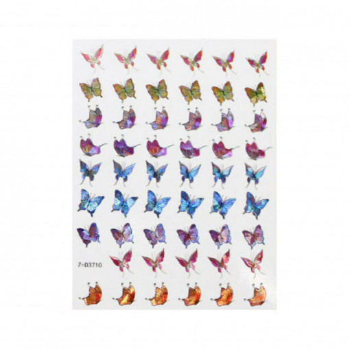Sticker Holo Butterfly D3710