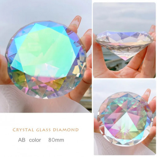 Cristal pentru poze Diamond AB Medium 8cm