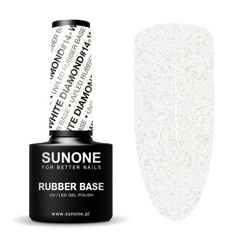Rubber Base SUNONE White Diamond #14