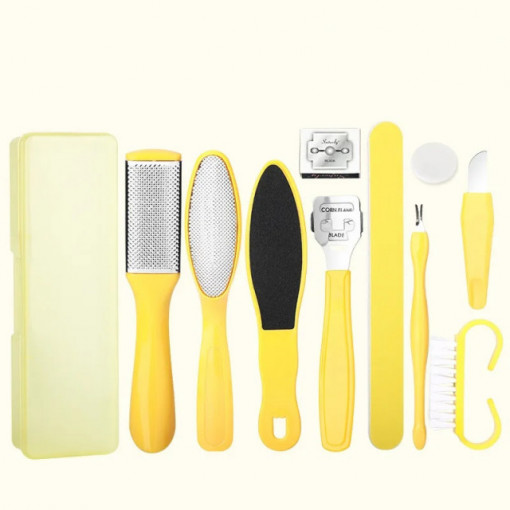 Set instrumente pentru pedichiura Yellow