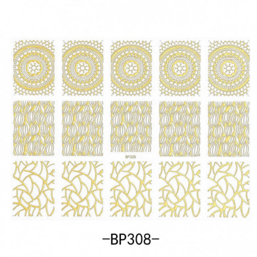 Sticker Big Metallic BP308
