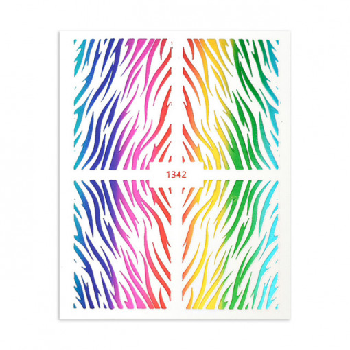 Sticker Rainbow Animal Print Wraps 1342