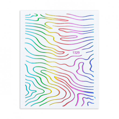 Sticker Rainbow Waves Wrap 1329