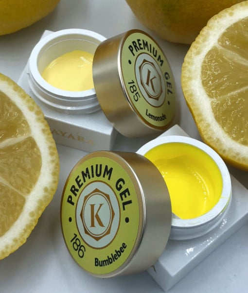 Gel color premium UV/LED Kayara 185 Lemonade