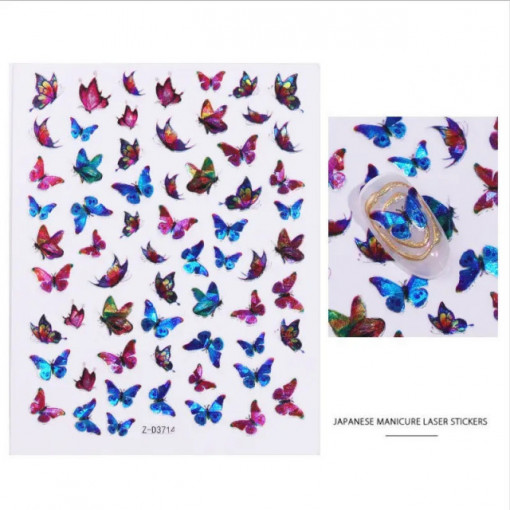 Sticker Holo Butterfly D3714