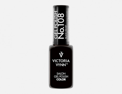 Oja Semipermanenta Gel Polish 108 Black Velvet