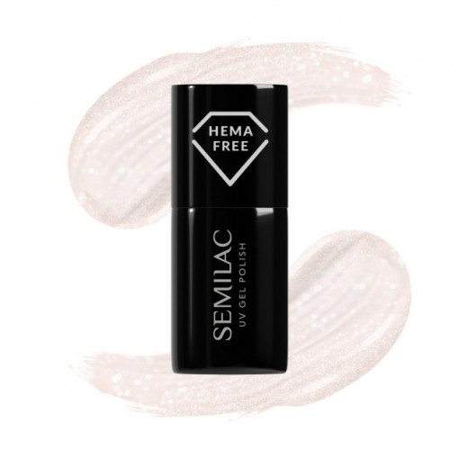 Oja Semipermanenta Semilac 236 Peach Pearl 7ml Hema Free
