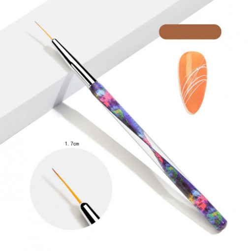 Pensula nail art Marble Lace Long Art