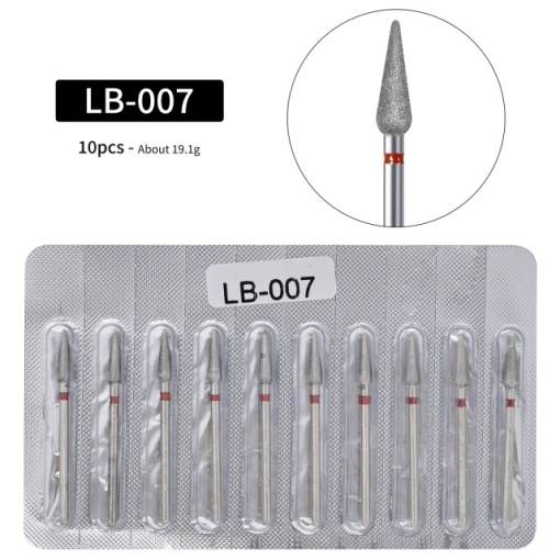 Set 10 bituri Cone Red Blister
