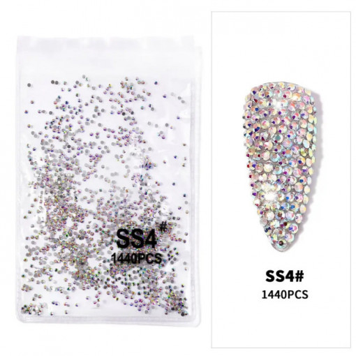Set cristale Crystal AB SS4