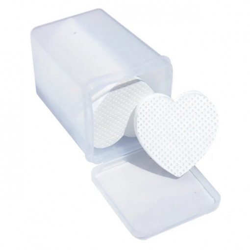 Set servetele White Hearts Box
