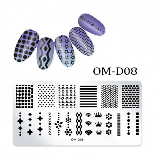Matrita pentru stampila Mix Design D08