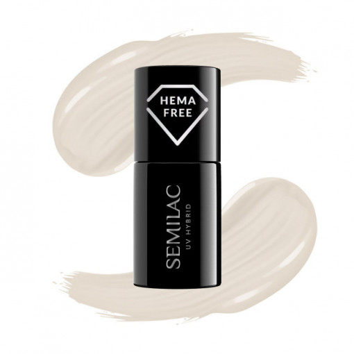 Oja Semipermanenta Semilac 413 Desert Ivory HEMA FREE 7ml