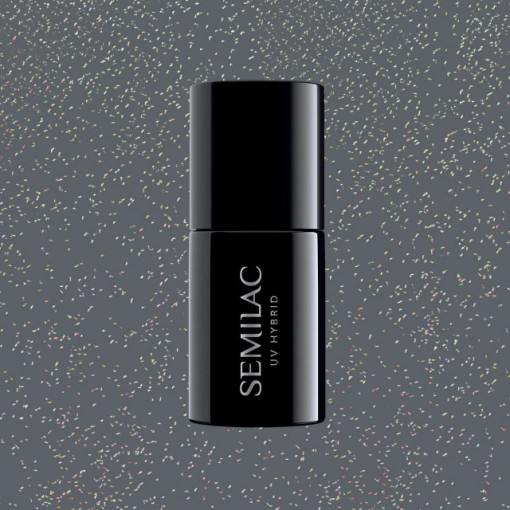 Oja Semipermanenta Semilac 326 Foggy Gray Shimmer 7ml