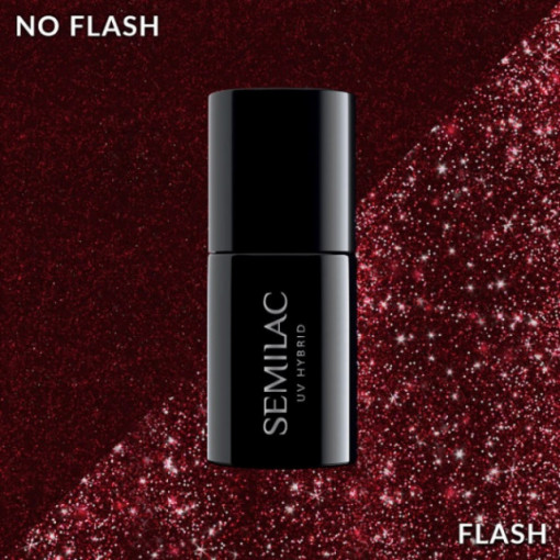 Oja Semipermanenta Semilac 393 Sparkling Black Cherry 7ml