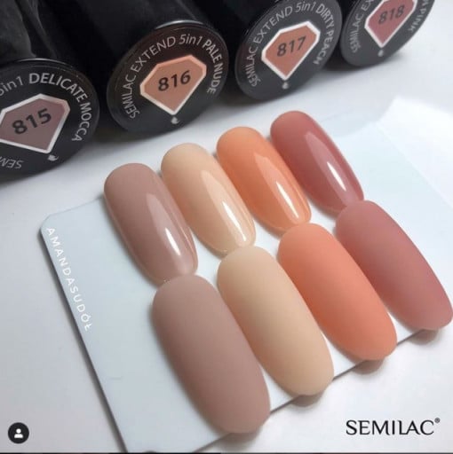 Semilac Extend 5in1 817 Dirty Peach 7ml