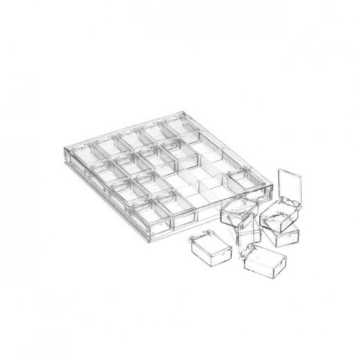 Organizator casetat cu 20 de pozitii
