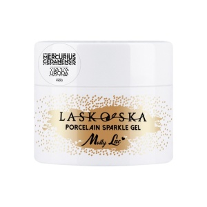 Gel Builder MollyLac Porcelain Sparkle Light Nude 50g