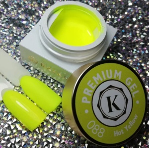 Gel color premium UV/LED Kayara 088 Hot Yellow 15g
