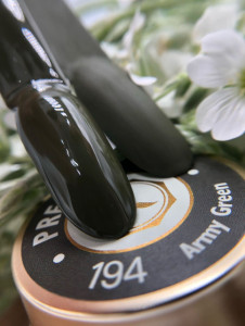 Gel color premium UV/LED Kayara 194 Army Green