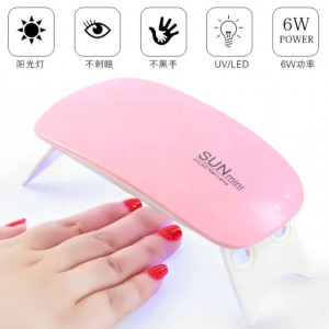 Lampa UV/LED Mini Sun Pink 6W