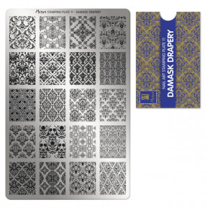 Matrita pentru stampila de unghii Moyra Damask Drapery 11