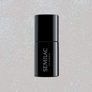Oja Semipermanenta Semilac 338 Cozy Gray Shimmer 7ml