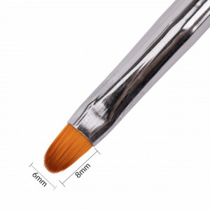 Pensula ovala Rose Gold Molly Nails #6