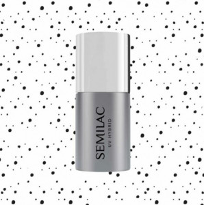 Semilac Top Coat No Wipe Black Sprinkles T20