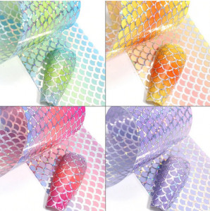 Set 10 folii de transfer Mermaid