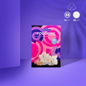 Set 50 rezerve abrazive Pododisc Staleks XS Thin #80