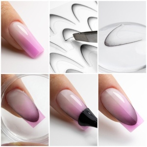 Sticker French Ombre Black 1934
