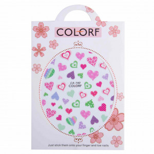 Sticker Hearts CA140