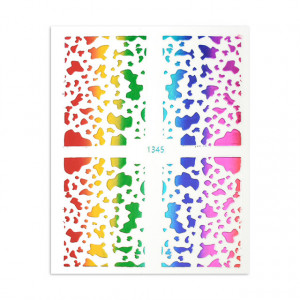 Sticker Rainbow Animal Print Wraps 1345