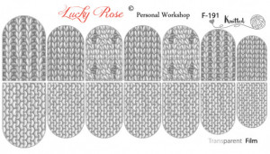 Tatuaj Lucky Rose Knitted F191