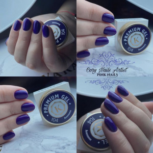 Gel color premium UV/LED Kayara 104 Anemone