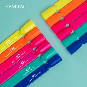 Oja Semipermanenta Semilac 427 Jungle Of Joy 7ml