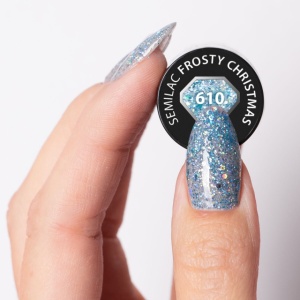 Oja Semipermanenta Semilac 610 Frosty Christmas 7ml