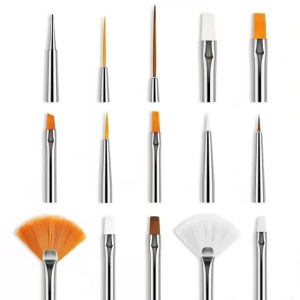 Set 15 pensule pentru unghii White
