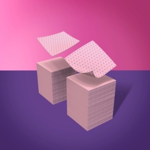 Set 400 servetele roz Staleks Nail Wipes