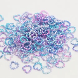 Set inimi 3D Blue Beads