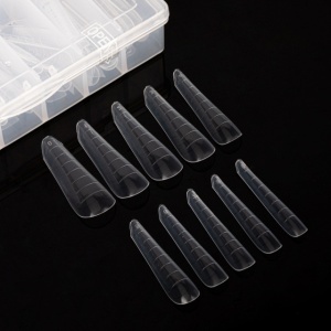 Set tipsuri Dual Form 120buc Russian Almond Molly Nails