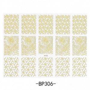 Sticker Big Metallic BP306
