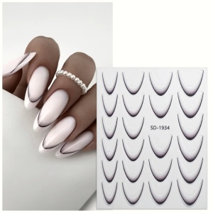 Sticker French Ombre Black 1934