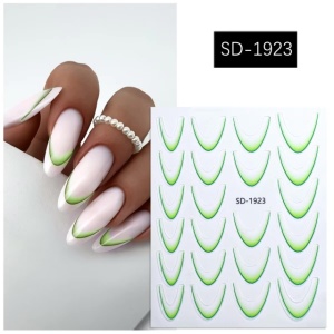 Sticker French Ombre Green 1923