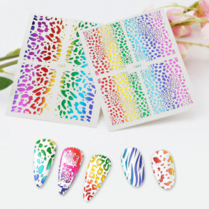 Sticker Rainbow Animal Print Wraps 1331